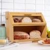 Bambus Brotbox mit Deckel für Küche
