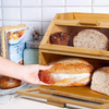 Bambus Brotbox mit Deckel für Küche